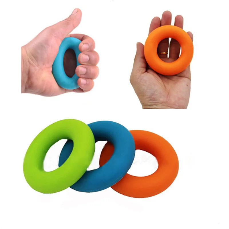 AIBOULLY 7cm Muscle Power fitness silicon gripping Ring Strength Hand