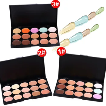 

6pcs/lot Natural Concealer Palette Makeup 15 Colors Cream Base Palettes Matte Contouring Foundation Face Contour Cosmetic