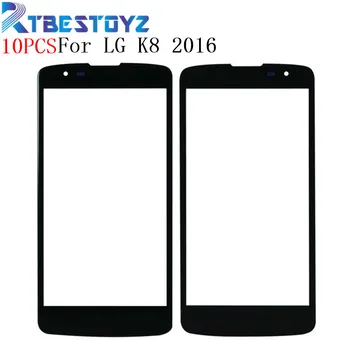 

10PCS/Lot For LG K8 LTE 2016 Phoenix 2 K350N K350 Front Glass 5.0" Touch Screen LCD Outer Panel Lens Cover Replacement Part