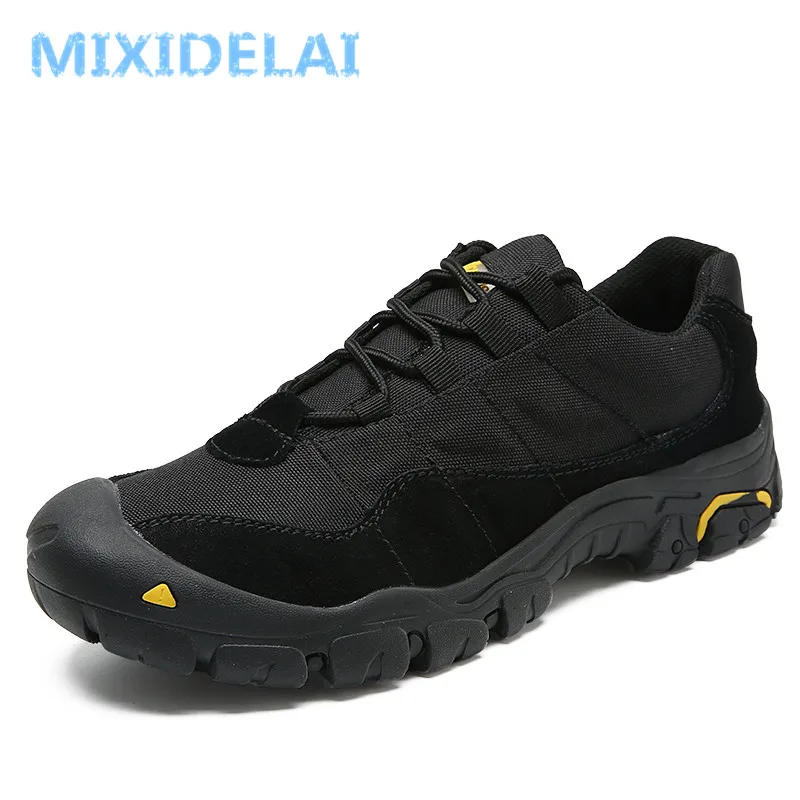 Kaufen MIXIDELAI Kuh Wildleder Leder Außen Männlichen Turnschuhe Schuhe Für Männer Erwachsene Non Slip Casual Military Armee Herbst Patchwork Schuhe