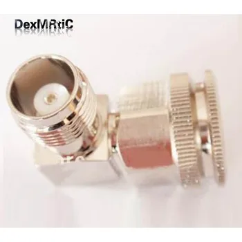 

lots of 10pcs TNC Adapter male Plug To TNC female Jack Right Angle Converter Wholesale Fast Shipping
