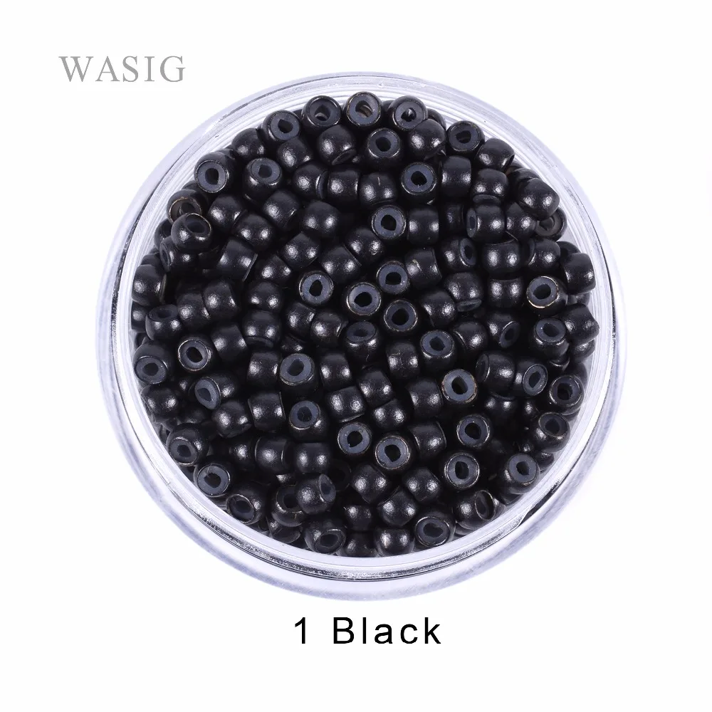 500 Pcs 3.0mm Silicone Nano Rings for Nano Rings Tip Remy Human Hair Extensions 7 Colors Optional