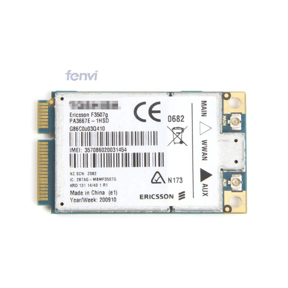 Wireless 3G WWAN Laptop internal Mini PCI E Card TOSHIBA F3507G Network