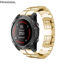 Hiperdeal Нержавеющая сталь браслет Quick Release Группа ремешок для Garmin Fenix 3/hr часы Горячие 17dec16 Прямая поставка F