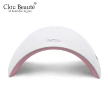 Сушилка для ногтей Clou Beaute, лампа для гель-лака для ногтей 24 Вт, американская вилка, СВЕТОДИОДНЫЙ УФ-лампа для ногтей, сушилка для геля, лак для ногтей, УФ-сушилка для маникюра