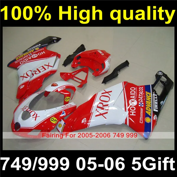 

Complete Plastic Body Fairing Kit Set For DUCATI 749 749s 749r 999 999s 999r 2005 2006 05 06 D05-1122