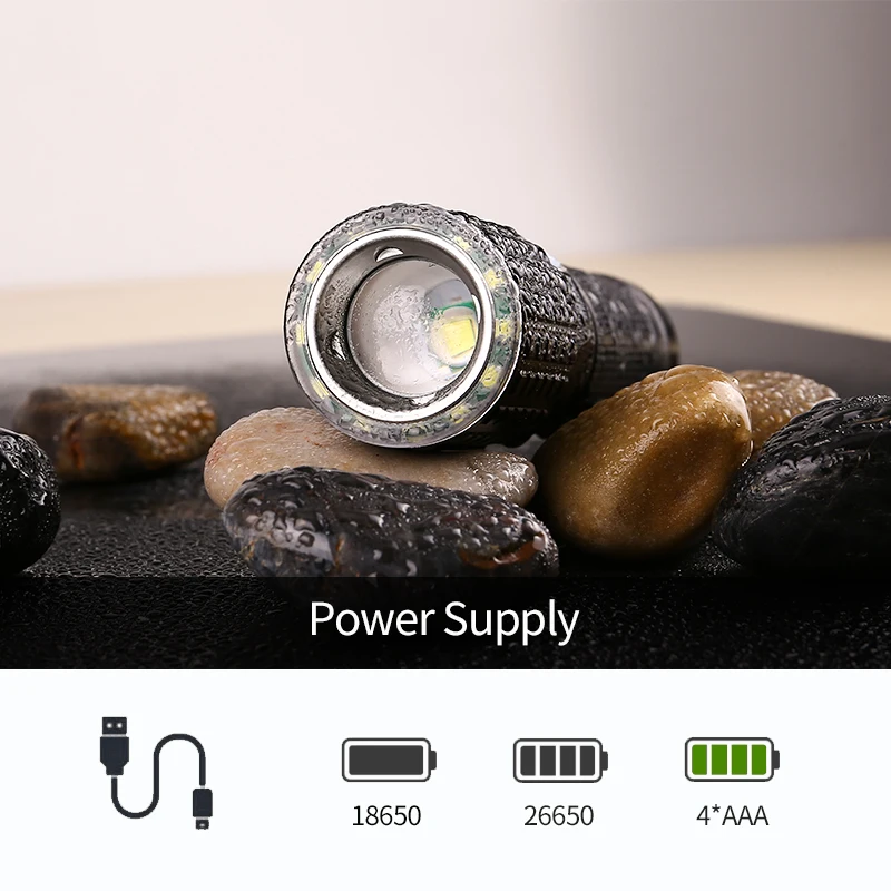 LED Aluminum Zoomable Flashlight YGAE CREE T6+12*COB Linterna Torch USB 18650 Military Tactics Powerful Led Flashlight Lampe LED Aluminum Zoomable Flashlight YGAE CREE T6+12*COB Linterna Torch USB 18650 Military Tactics Powerful Led Flashlight Lampe