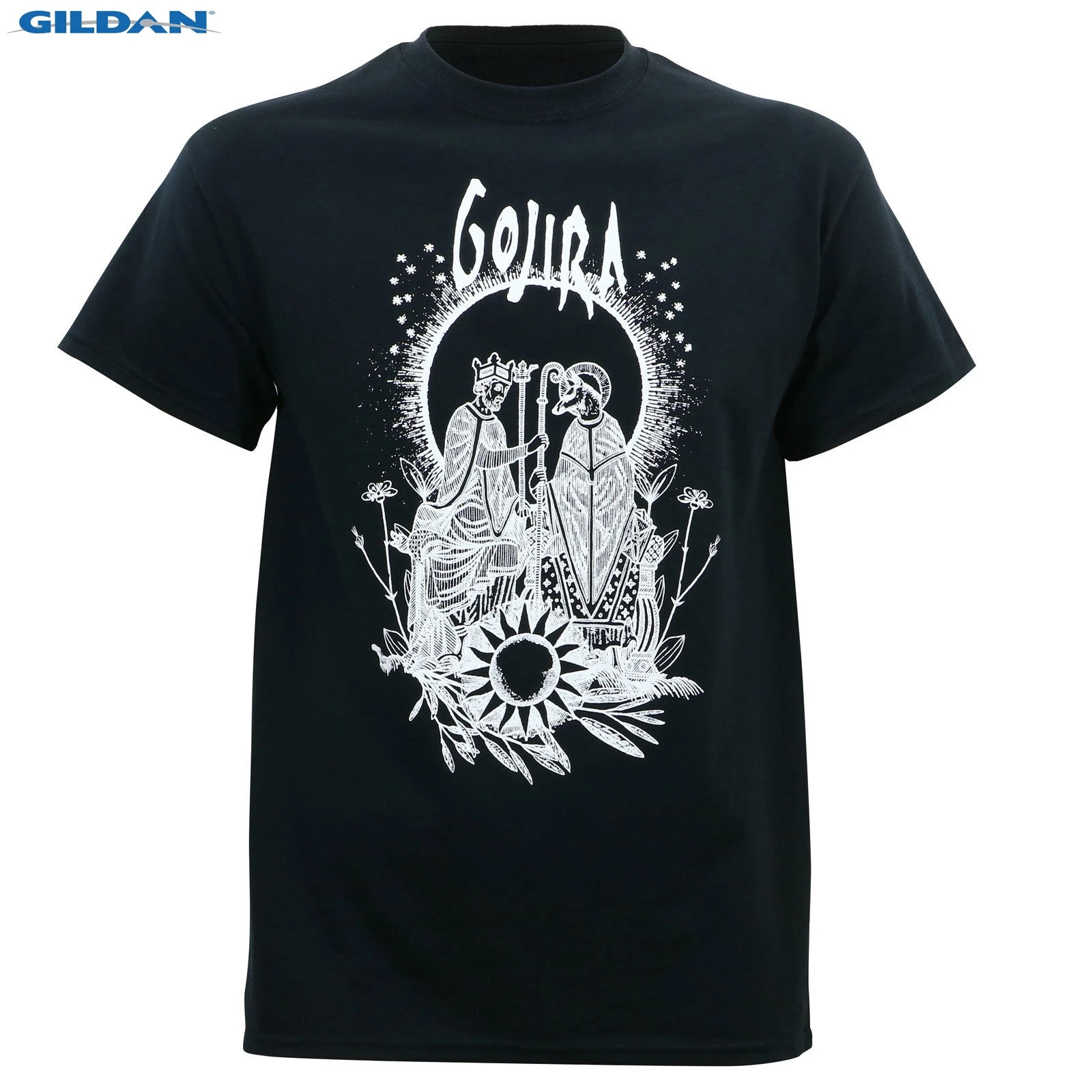 Аутентичная футболка GOJIRA Band Ritual Union из тяжелого металла Новая модная летняя Праздничная футболка Лидер продаж, недорогая Мужская футболка