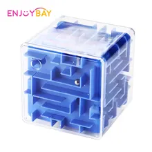 

Enjoybay Puzzle Maze Magic Cube Toys Mini Speed Cube Puzzles Labyrinth Rolling Ball Cubos Magicos Learning Toy for Chilren Adult