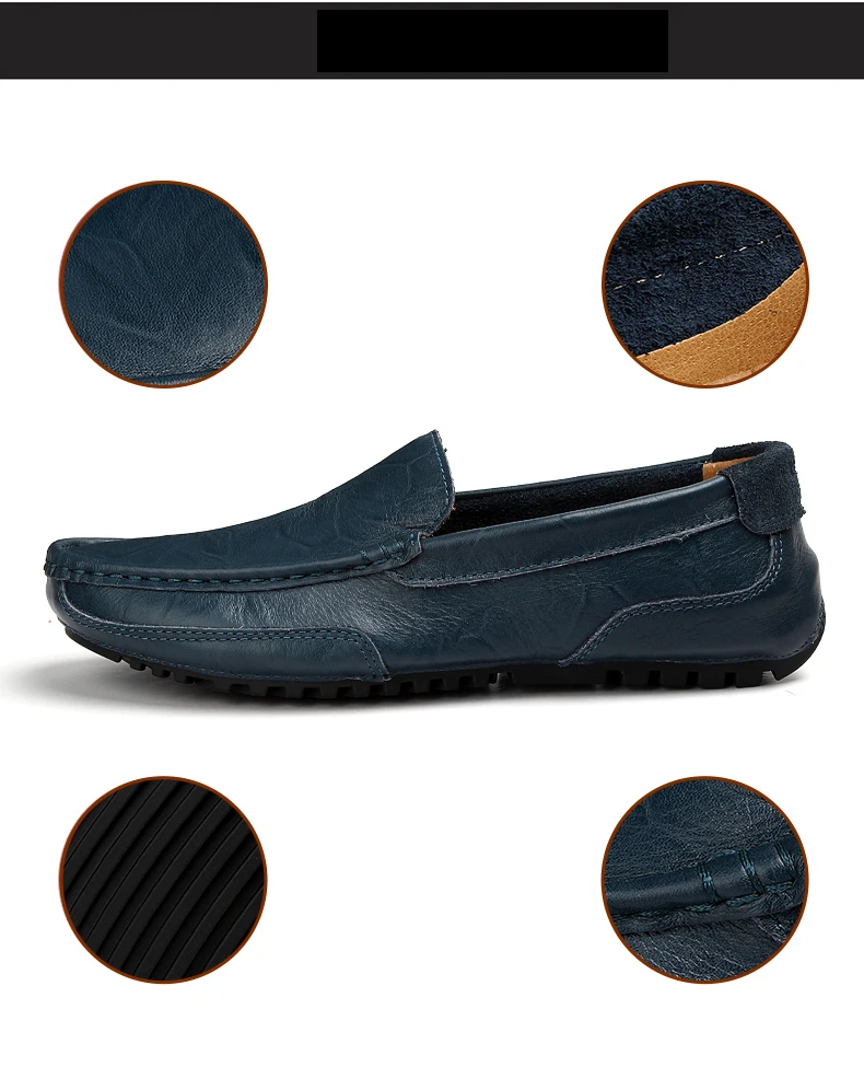 FEVRAL/Классическая удобная мужская повседневная обувь; лоферы; Мужская обувь; качественная обувь из спилка; мужские мокасины на плоской подошве; Лидер продаж; большие размеры