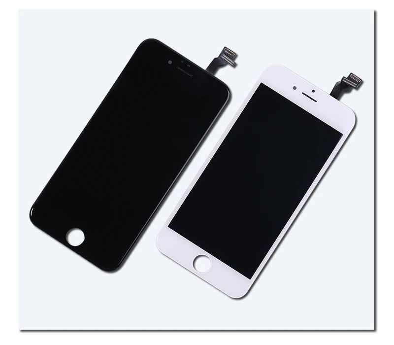 AAA+++ качественный ЖК-дисплей для iPhone 6 сенсорный экран Замена для iPhone 5 5c 5S SE 4S без битых пикселей+ закаленное стекло+ Инструменты+ ТПУ