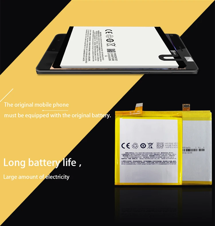 Meizu 2500 мАч BT43C батарея для Meizu Meilan 2/M2 мини мобильный телефон высокое качество батарея+ номер отслеживания