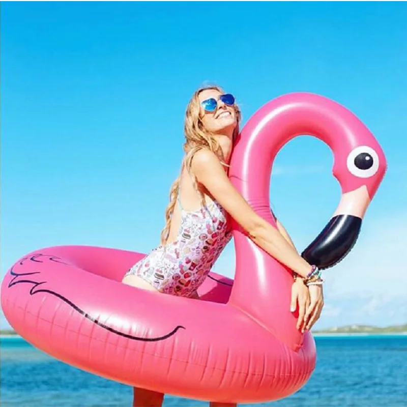 

Rooxin 120cm Pool Float Swimming Ring for Adult Baby Swan Inflatable Circle Swimming Pool Toys Beach Water Fun Party