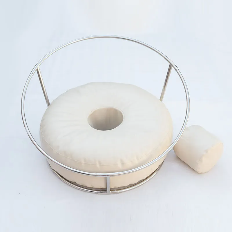 

Newborn photography Porps Frame Bean Bag Props Portable Detachable Round Shelf Shooting Table Background Photography Accessory