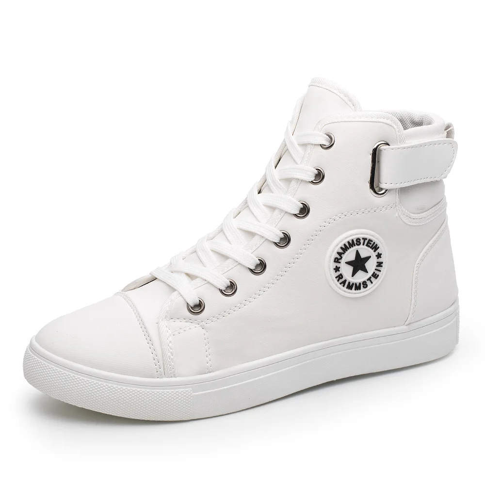 Koovan Men's Sneakers 2019 New Men's High-top Fashion Casual Inverness Men's Shoes Students Spring And Autumn Sports Boots Koovan Men's Sneakers 2019 New Men's High-top Fashion Casual Inverness Men's Shoes Students Spring And Autumn Sports Boots
