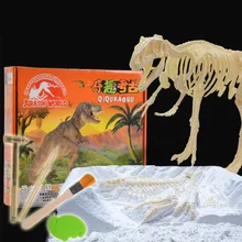 Из серии сделай сам, Монтессори Смолы Динозавров детская головоломка модель скелета в собранном виде игрушек Brinquedos A113