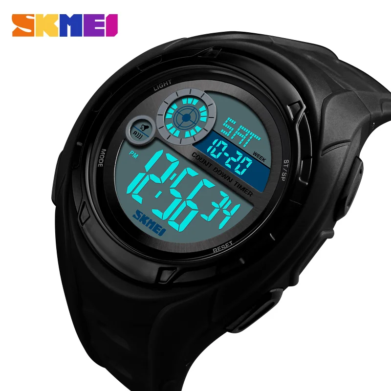 

SKMEI Men Watch Outdoor Sports Digital Watches Chrono Alarm Clock Waterproof Week Display Wristwatch Digital Watch 1470 Relogio