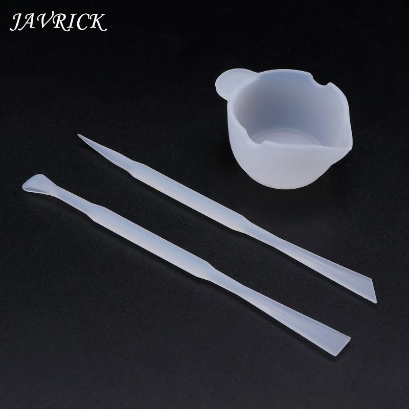 

1 Set Mix Cup Silicone Mold Epoxy Resin Tools DIY Jewelry Making Stick Handmade Accessories