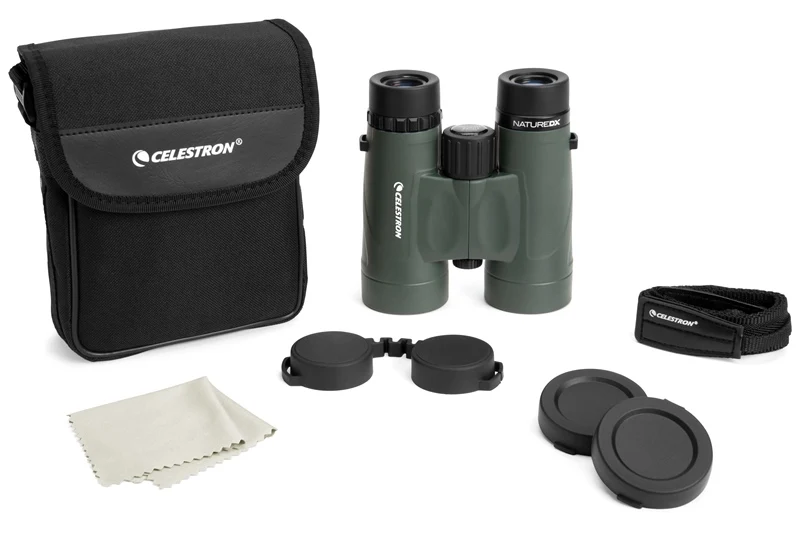 Celestron бинокль телескоп натуральный dx серии 10x42 широкоугольный hd портативный Водонепроницаемый Анти-туман профессиональный