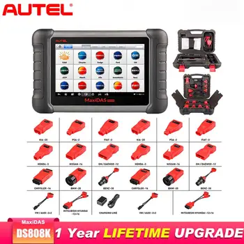 

Autel OBD2 Scanner Diagnostic Tool Car Diagnostic Maxidas DS808K Functions Of EPB/DPF/SAS/TMPS Better Than Launch X431 pro