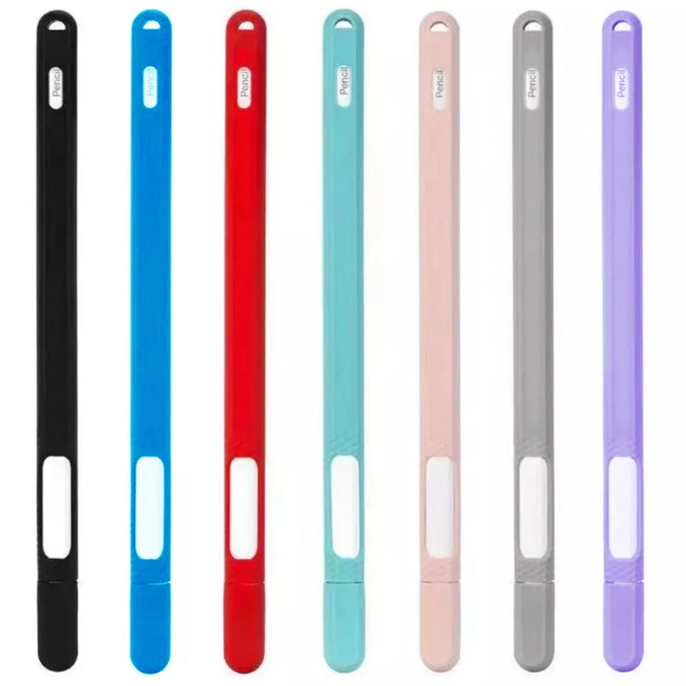 

Soft Silicone For Apple Pencil 2nd Generation Case For iPad Pencil 2 Cap Tip Cover Holder Tablet Touch Pen Stylus Pouch Sleeve