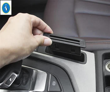 

Yimaautotrims Auto Accessory Central Control Card Storage Bank Cover For Audi A4 B9 A5 Sedan Avant / Allroad Quattro 2016 - 2020
