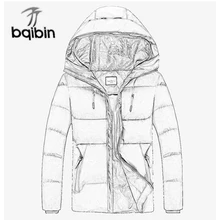 Мужские пальто двойной-двуслойная шапка Теплый Дизайн мужские хлопковые удобные пальто Размер 3XL