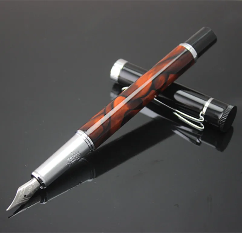 Ручка перьевая JINHAO Y3 1 шт./лот Золотая/серебряная карандаш с зажимом гравировка