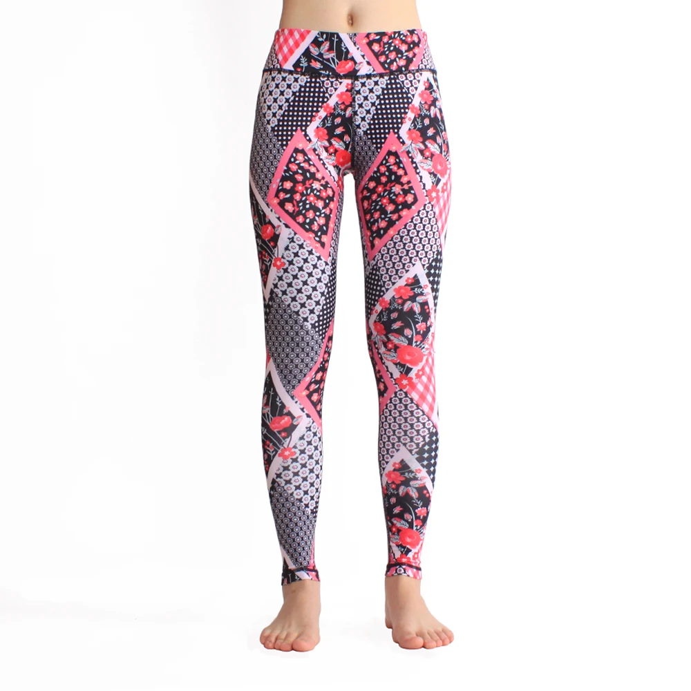 

Yoga Pants Women Leggings Running Sports Jogging Tights Yoga Fitness Workout Pants Print Dot snowflake Trousers
