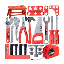 Детский игровой дом игрушка Моделирование Repair Tool Kit Toolbox дрель винт игрушка Детские игрушки