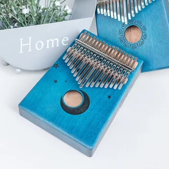 

17 Keys Kalimba Mbira Sanza Likembe Thumb Piano Rosewood Instrument Traditional African Music Instruments 17 tone