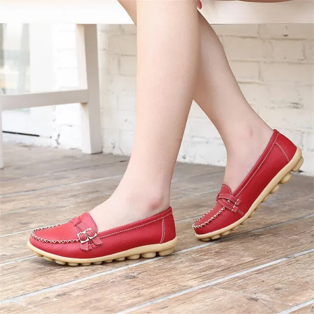 Buy Genuine Leather Big Girls Shoes New Casual Fashion