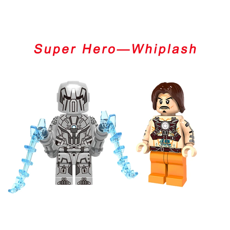 

Whiplash Blacklash Ivan Vanko Super Heroes The Avengers Iron Man Star Wars Building Blocks Toys For Kids