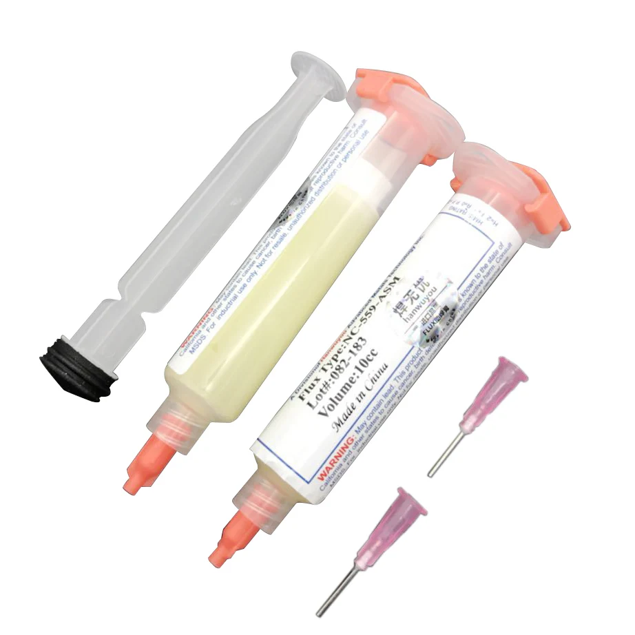 Syringe Solder Paste Flux Grease Repair Solde NC-559-ASM 10CC PCB BGA Soldering Paste Flux Solder Ball Flux Paste +Needle