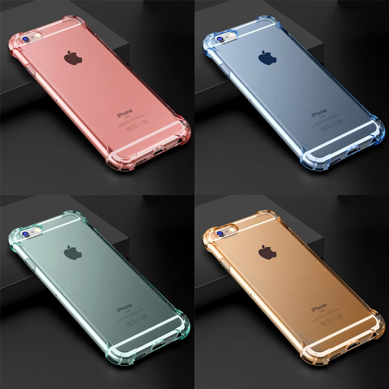 

Transparent TPU Case For iPhone XS MAX XR 6 7 6S Plus Protect Phone Case For iPhone 8 7 Plus 5 5s se