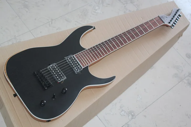 

Factory Custom Top Quality Rosewood fingerboard Matte Black B2 Special 7 Strings 24 frets Electric Guitar Free Shipping 1027