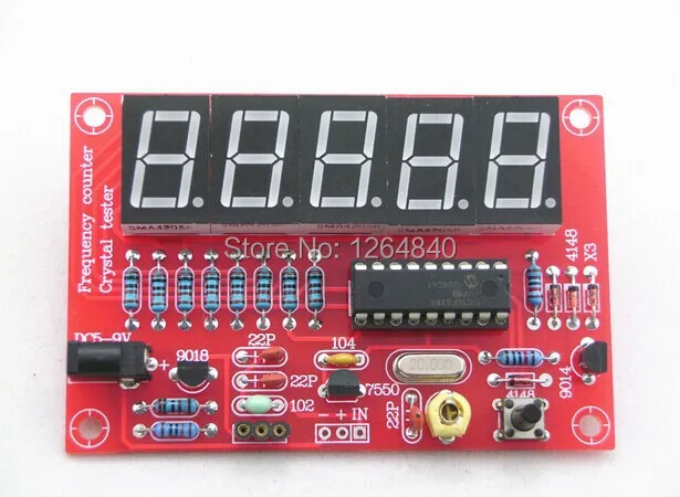 DIY Наборы RF 1 Гц 50 МГц кварцевый генератор счетчик частоты метр цифровой