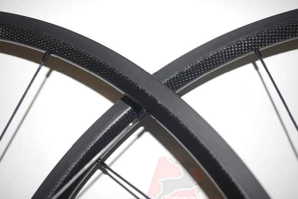 Discount 978g Lightest 700c 20mm x 23mm Tubular Road Bike Carbon Wheels Bicycle Wheel set Dati Hubs 20 24 Holes 3k Glossy Climbing King 4