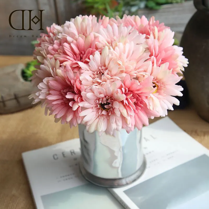 Дом мечты DH искусственный цветок Gerbera Jamesonii для альпинизма украшение дома