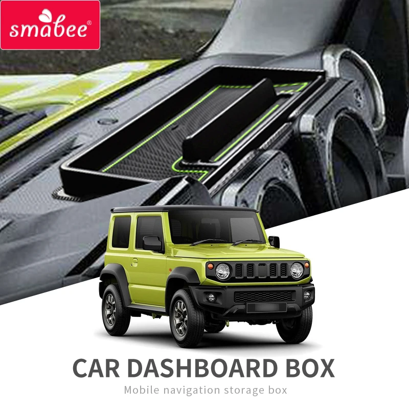 Smabee коробка для хранения приборной панели автомобиля для Suzuki Jimny многофункциональная Нескользящая коробка для хранения телефона Аксессуары для салона автомобиля