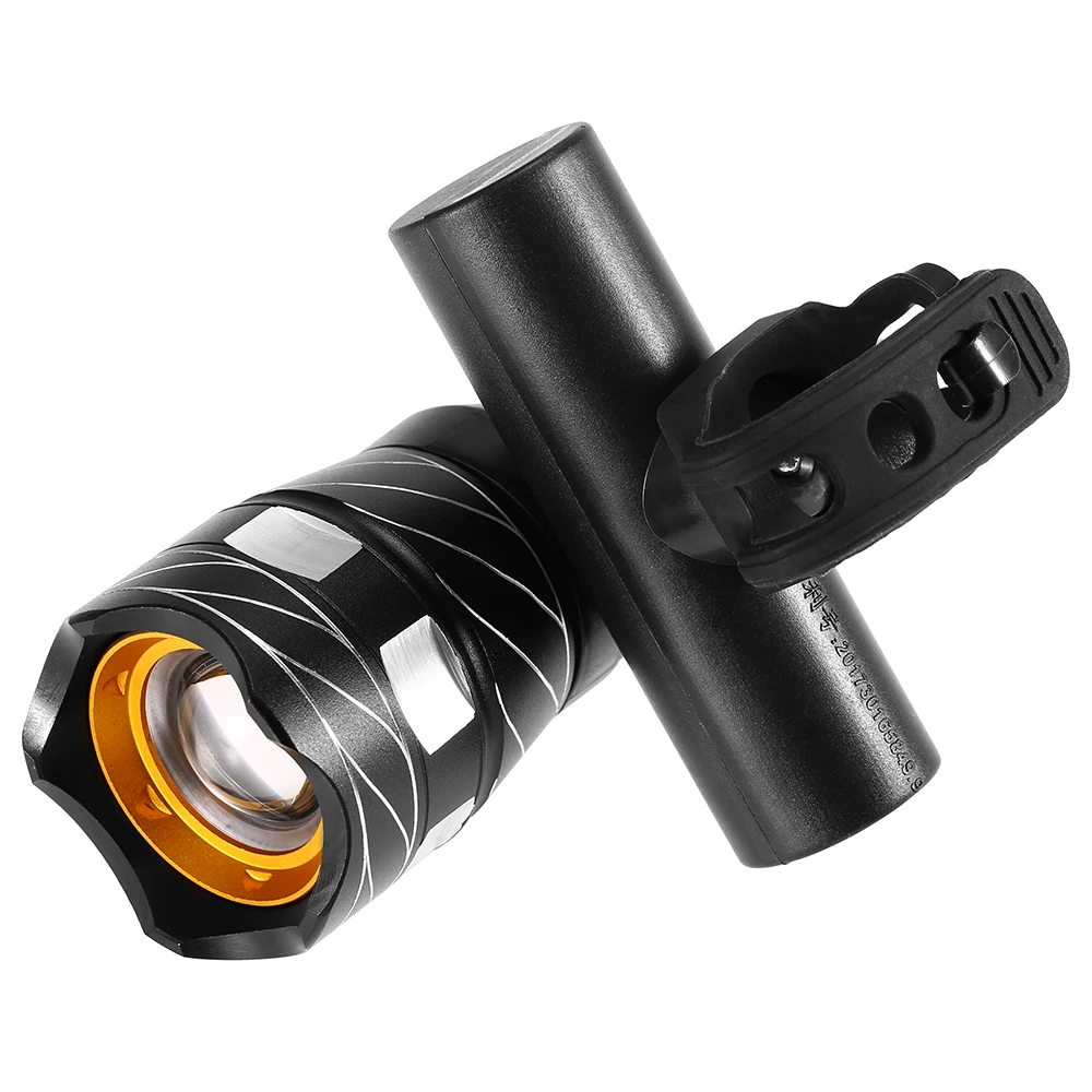 Cheap Metal Bike Front Light LED Bicycle Light MTB Bike Headlight Cycling Warning Flashlight with USB Cable Bicycle Accessories 12