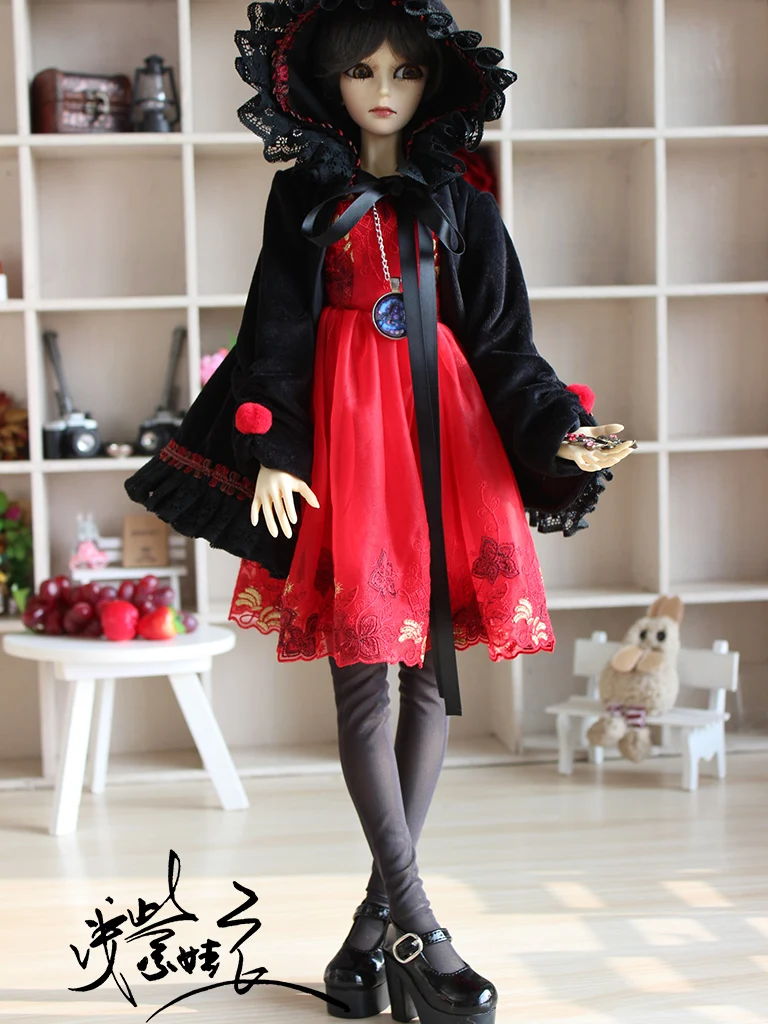 

1/4 1/3 scale BJD clothing accessories dress+coat+socks for BJD/SD SD10 doll,Not included doll,shoes,wig,and accessories 18D2691