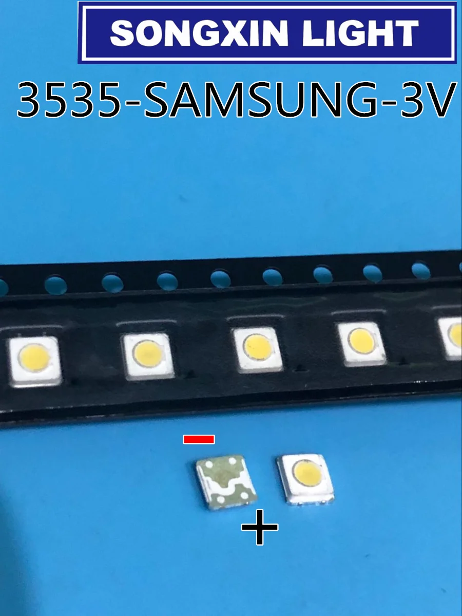 

200PCS LED FOR SAMSUNG High Power LED 3v 1W 3537 3535 100LM Cool white SPBWH1332S1BVC1BIB LCD Backlight for TV Application
