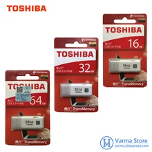 Toshiba USB флеш-накопитель 3,0 U301 флеш-накопитель USB3.0 16 ГБ 32 ГБ 64 ГБ usb флешки флеш-накопители usb флэш-диск транспамять накопитель