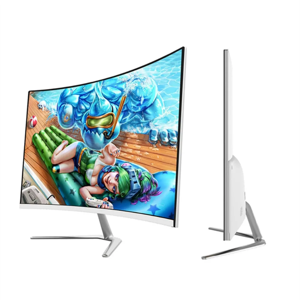 Серебряный Wearson 2800R 23 6 дюймов изогнутые широкий экран ЖК дисплей игровой мониторы