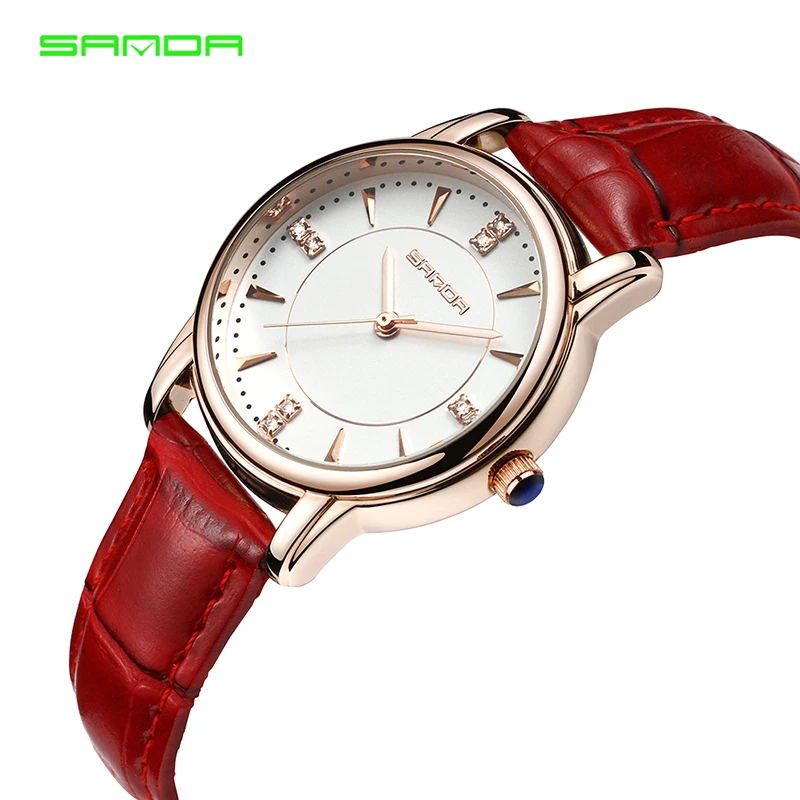 

SANDA women's fashion watches luxury brands Casual Fashion women's watches quartz waterproof Ladies watch relogio feminino