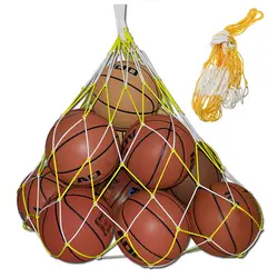 LGFM-1 шт 10 мячей Спорт Баскетбол Футбол нейлон сумка сетка 115 см