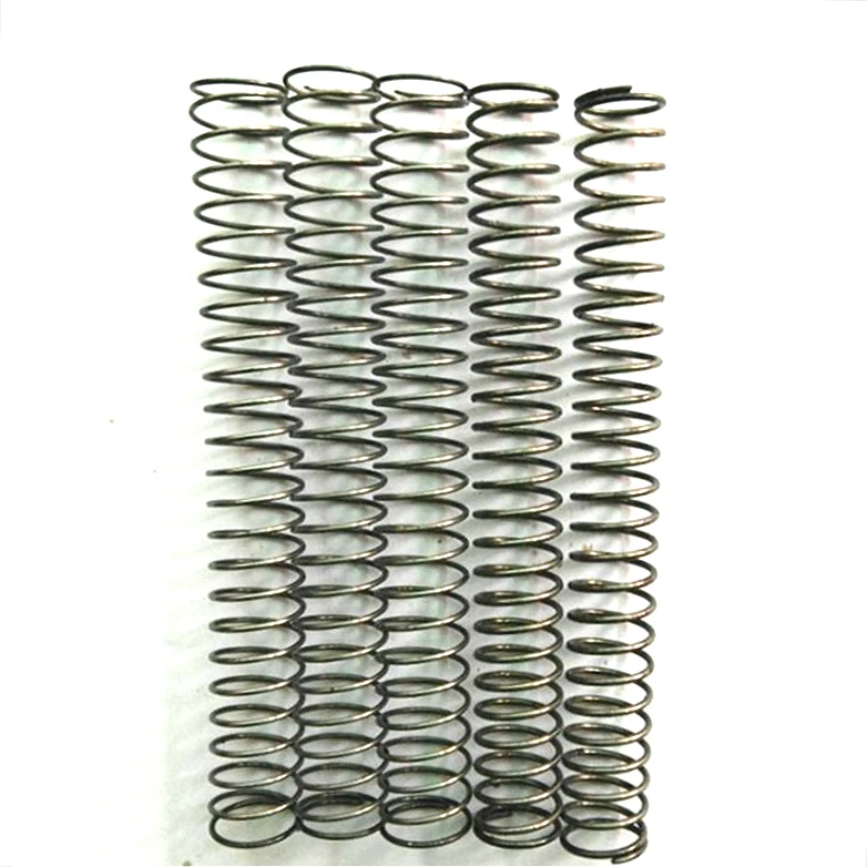 Wholesale small steel coiled wire compression spring, 1.0*10*200mm, MHS