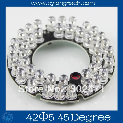 Board para Câmera Infravermelho 45 Graus Bulb. Cy42f5-45a 42 Led 5mm ir