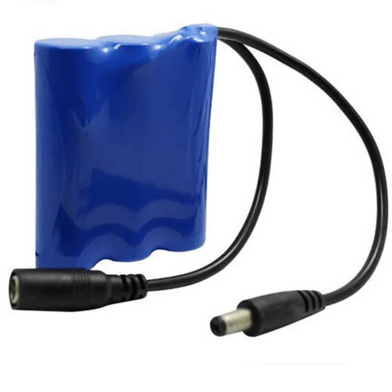 12v 18650 Li ion lithium ion rechargeable battery pack 2200mah for LED